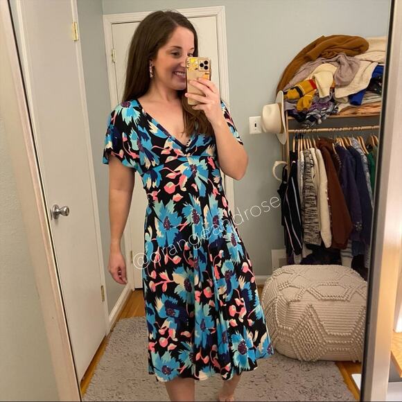 Temperley London Floral Midi Dress - Picture 6 of 16